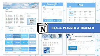 Ghi chép & quản lý với Notion - Hướng dẫn đầy đủ - Free Aesthetic Planner & Tracker Notion Template