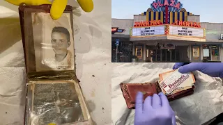 65 Year Old Wallet Discovered Behind Movie Theatre Wall