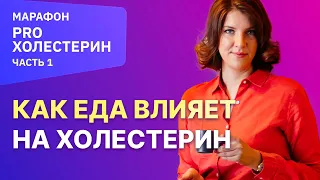 Как снизить холестерин питанием. Марафон ПРО.ХОЛЕСТЕРИН часть 1