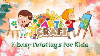 5 Minute Crafts for Kids: Easy Painting Ideas & Drawing Hacks for Simple Art Fun #diy