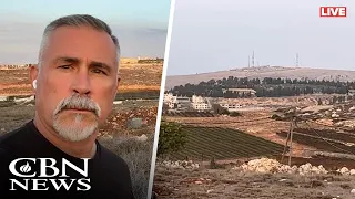 ISRAEL UPDATE: CBN's Chuck Holton Reports LIVE From the West Bank