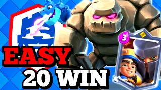 20-1 in 20 Win Challenge with *BEST* Golem Pump - Clash Royale