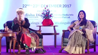 Sadhguru in conversation Arundhathi Subramaniam @ Mystic Kalinga Festival, Kalinga Lit Fest