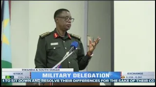 Gen. Kabarebe tips South Sudanese Military chiefs on Patriotism and Integrity
