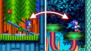 Hill Top and Mushroom Hill have switched roles ~ Sonic 3 A.I.R. mods ~ Gameplay
