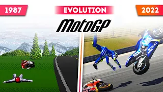 MotoGP crash evolution 1987 - 2021