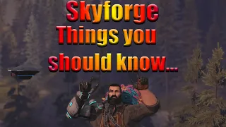 Skyforge - Things you should know as a beginner (Before you become a Junior God)