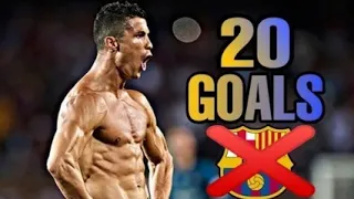 جميع اهداف كريستيانو رونالدو على برشلونة ● 20 هدف| تعليق عربي HD