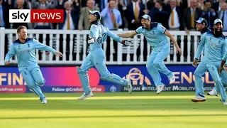 England Celebrates: scenes outside Lord's after historic victory