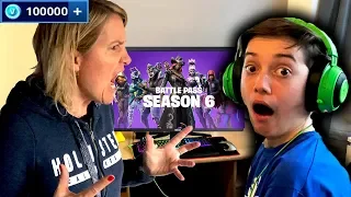 Kid Spends £1000 in Fortnite Season 6 on Mums Credit Card!