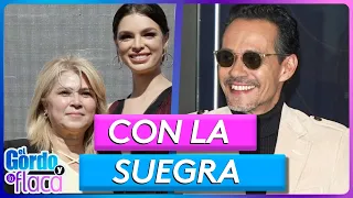 Mamá de Nadia Ferrer acompaña a Marc Anthony | El Gordo y La Flaca