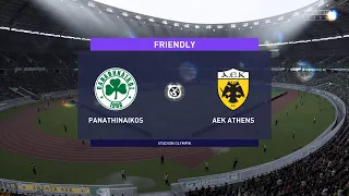 FIFA 21 | Panathinaikos vs AEK Athens - Greece Super League | 28/02/2021 | 1080p 60FPS
