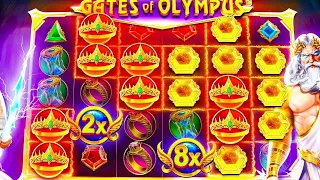 ОЛИМПУС ВЫДАЛ 1.200.000!!! МЕГА ЗАНОС В GATES OF OLYMPOUS!!! ЗАНОСЫ НЕДЕЛИ!!!