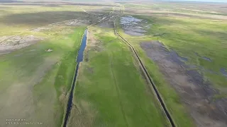 Вода уходит через канал Соколок в Каспий