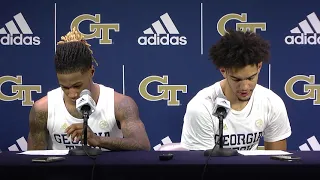 GT Basketball - Deivon Smith/Michael Devoe Postgame - Wisconsin, December 1, 2021