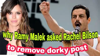 Rami Malek asked Rachel Bilson to remove “dorky” Insta post of them together