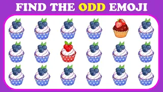 Find The Odd Emoji Quiz #49 | Can You Find The Odd One Out ? Spot The Difference ! Test Your Eyes !