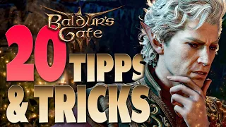 20 Tipps und Tricks für Baldur's Gate 3 für Anfänger und Profis | Guide