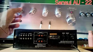 Ampli cổ nhôm màu đẹp Sansui AU-22 (AU-2200) 0798775998 #amplifier #stereo #hifi
