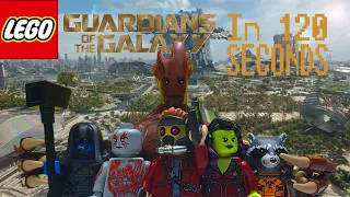 GUARDIANS OF THE GALAXY In 120 seconds [LEGO STOPMOTION ANIMATION]