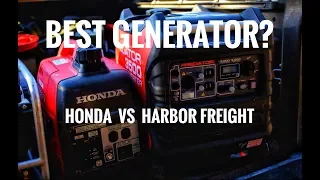 Honda vs. Harbor Freight: which generator is better for auto detailing?