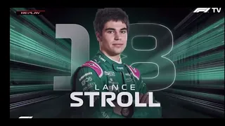 Lance Stroll interrupts Bottas overtake (with modern graphics)