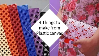 4 Amazing thing to make from plastic canvas #plasticcanvasideas @DIYPROCESSBYHEMA