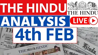 The Hindu Newspaper Analysis | 4 February Current Affairs | Sahil Saini