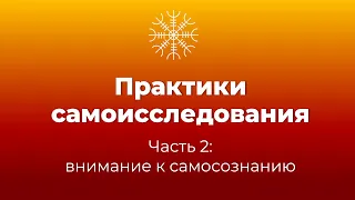 Практики самоисследования. Часть 2 – внимание к самосознанию.