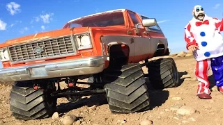 PULLER TRUCK for Captain Spaulding - CHEVROLET BLAZER Halloween 4x4 Build Video | RC ADVENTURES