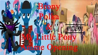 Night Rainbow Reacts: Brony Polka WIP and My Little Pony Anime Opening
