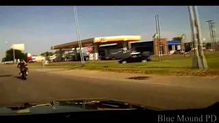 Cops in Texas chase motorcycle, caught on camera