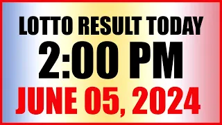 Lotto Result Today 2pm June 5, 2024 Swertres Ez2 Pcso