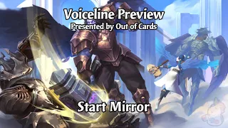 Ascended Uther Voicelines Preview - Hearthstone Shadowlands Hero Skin