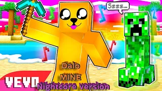 ♪ Dalo - MINE (Official Minecraft Video) ♬ ČESKÝ MINECRAFT SONG 2023 (Nightcore)