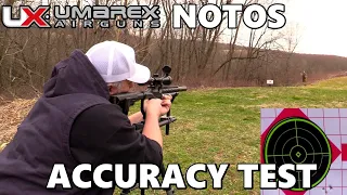 Umarex Notos Accuracy Test w/Crosman Ultra Magnum 14.3gr Pellets