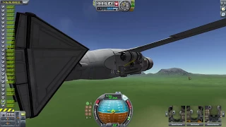 KSP stock cannon on a jet