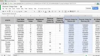 Electoral Spreadsheet Intro