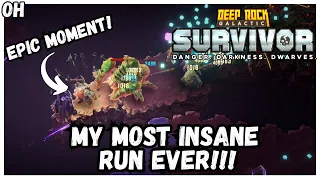 My Most INSANE Run Ever! Deep Rock Galactic: Survivor!