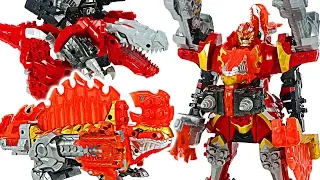 Power Rangers Knight Dragon Sentai 06 DX Dimevolcano transform & combine! #DuDuPopTOY