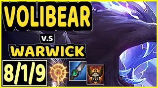 DIAMONDPROX (VOLIBEAR) vs WARWICK - 8/1/9 KDA JUNGLE GAMEPLAY - EUW Ranked GRANDMASTER