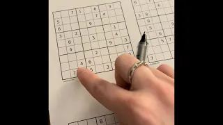 How to solve a hard sudoku puzzle, ASMR style