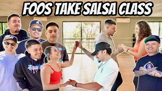 FOOS TAKE A SALSA CLASS !!