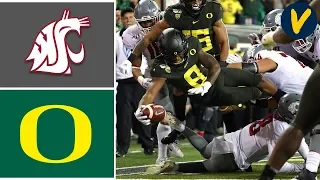 Washington State vs #11 Oregon Highlights | Week 9 | College Football Highlights