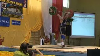 Marcin Dołęga rwanie 201 - rekord Polski w kat. +105 kg MISTRZOSTWA POLSKI 2008