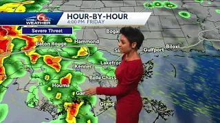 Tornado threat increases this evening as Delta makes landfall