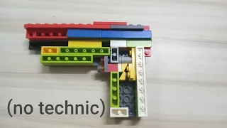 Working Lego Gun Mechanism (No technic pieces)