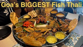 Goa's BIGGEST fish thali @ Bhumiputra, Pernem, North Goa, April 2024