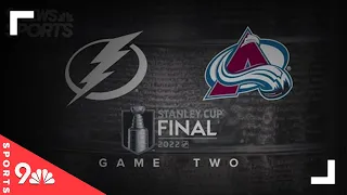 Avalanche and Lightning square off in Game 2 of Stnaley Cup Finals