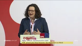 Rede von Andrea Nahles zur "Sozialstaatsreform 2025" am 10.02.19